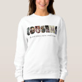 Cousins Foto Collage Sweatshirt (Voorkant)