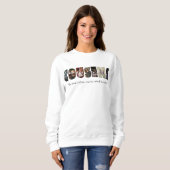 Cousins Foto Collage Sweatshirt (Voorkant volledig)