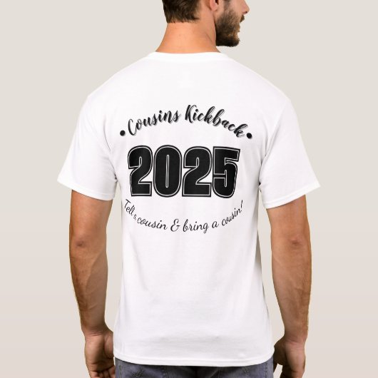 Cousins Kickback 2025 T-shirt (Achterkant)