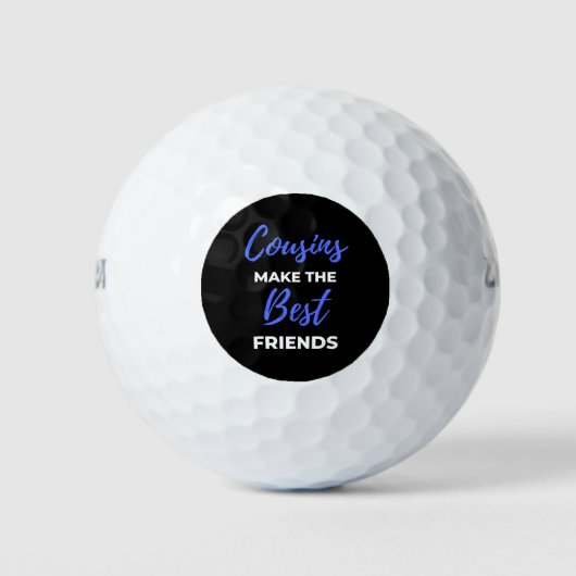 Cousins Make The Best Friends Golfballen (Voorkant)