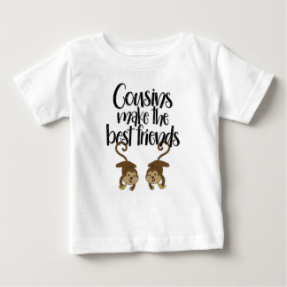 "Cousins make the beste vrienden" Monkey Bodysuit