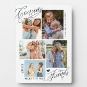 Cousins maken de beste vrienden fotocollage fotoplaat (voorkant)