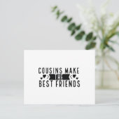 Cousins maken de beste vrienden - Funny Cousins Gi Briefkaart (Staand voorkant)