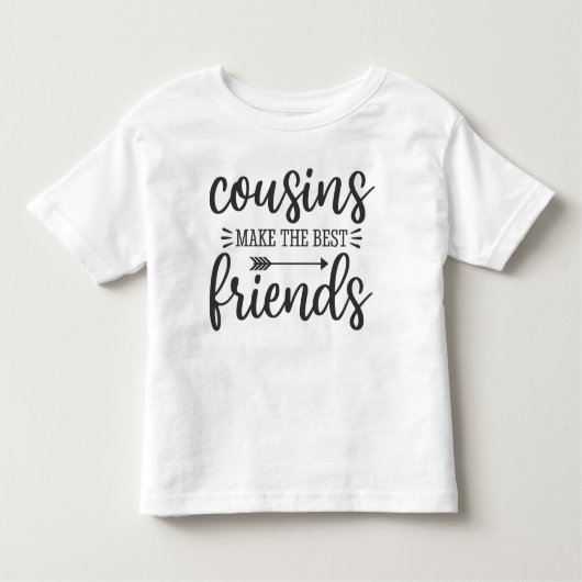 Cousins maken de beste vrienden kinder shirts (Voorkant)