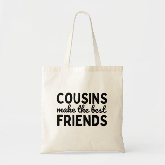 Cousins maken de beste vrienden tote bag (Voorkant)