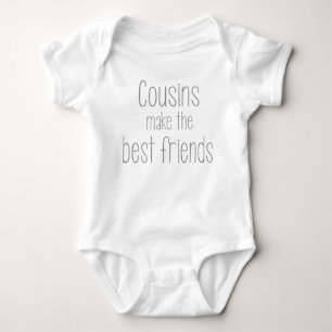 Cousins maken de beste vriendenkeuze van het Baby Romper