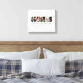 Cousins Photo Collage Canvas Print (Insitu (Slaapkamer))