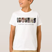 Cousins Photo Collage Kind T-Shirt (Voorkant)