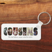 Cousins Photo Collage Sleutelhanger (Voorkant)