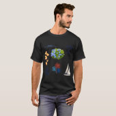 Cousins strand stickers t-shirt (Voorkant volledig)