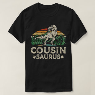 Cousinsaurus dinosaurus T Rex neef saurus matching T-shirt