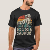 Cousinsaurus dinosaurus T Rex neef saurus matching T-shirt (Voorkant)