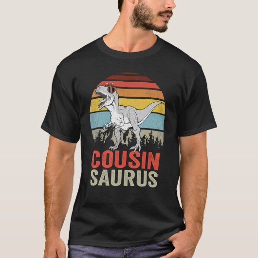 Cousinsaurus Rex Dinosaur Neef Saurus Family Din T-shirt (Voorkant)