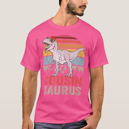 Cousinsaurus T Rex Dino Cousin Saurus Dinosaur Gir T-shirt (Voorkant)
