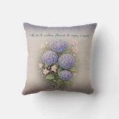 coussin carré '' là où le calme fleurit kussen (Achterkant)