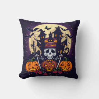 Coussin Décoratif d'Halloween - "Home Sweet Haunte Kussen