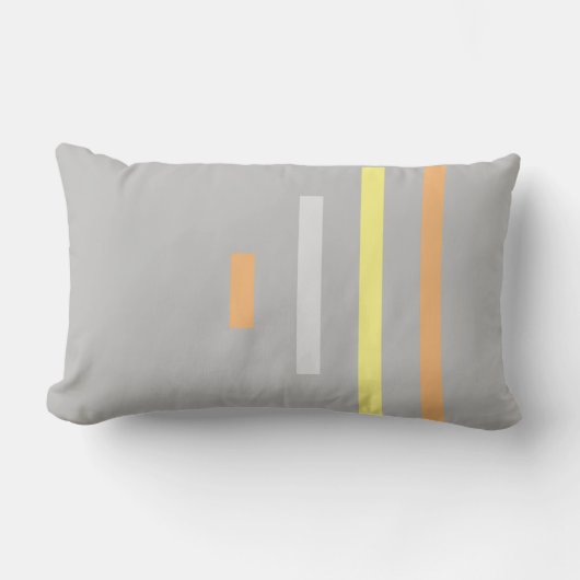 coussin gris-jaune kussen (Voorkant)
