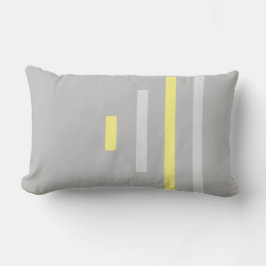 coussin gris-jaune kussen