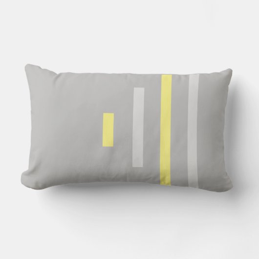 coussin gris-jaune kussen (Voorkant)