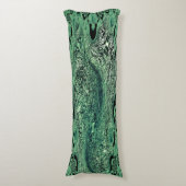 Coussin Long - Fresh Flip: The Green‑Blue Mood Cus Lichaamskussen (Voorkant Verticaal)