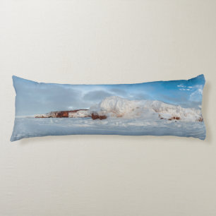 Coussin photofalaises et mer de glaces lichaamskussen