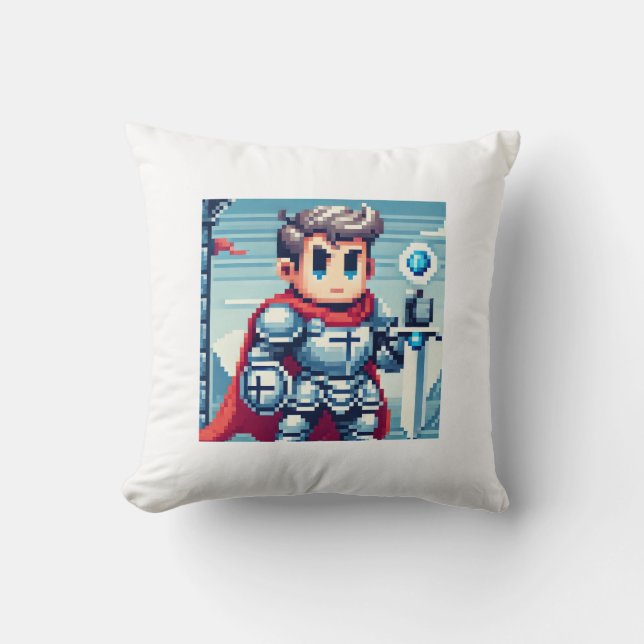 Coussin Pixel Knight Kussen (Voorkant)