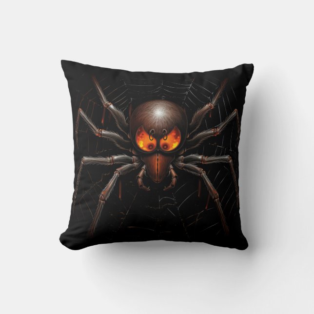 Coussin Smiling Spider's Halloween Party Kussen (Voorkant)
