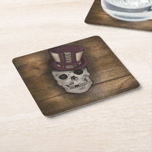 Coussin Steampunk Kartonnen Onderzetters (Schuin)