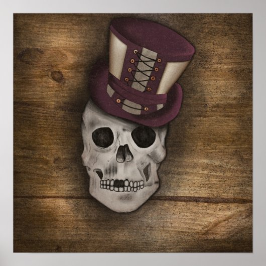 Coussin Steampunk Poster (Voorkant)