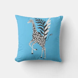 Coussin Wildlife Friendship - Giraffe Blue sky Kussen