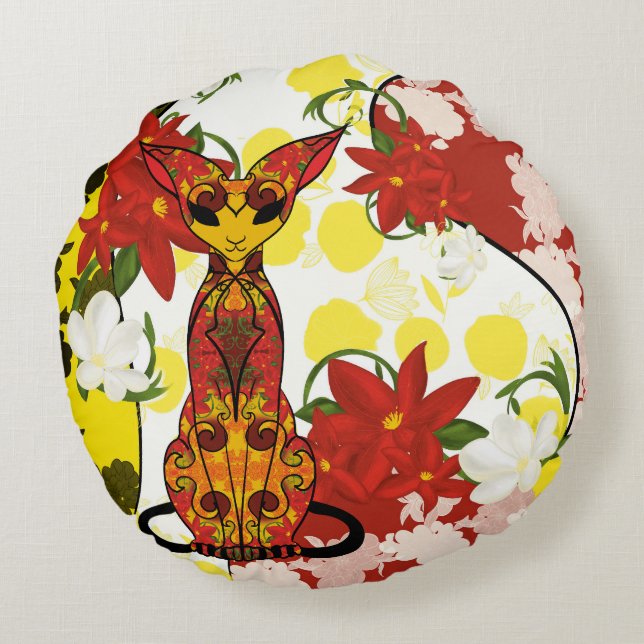 Coussins Ronds Chamalion Rond Kussen (Achterkant)