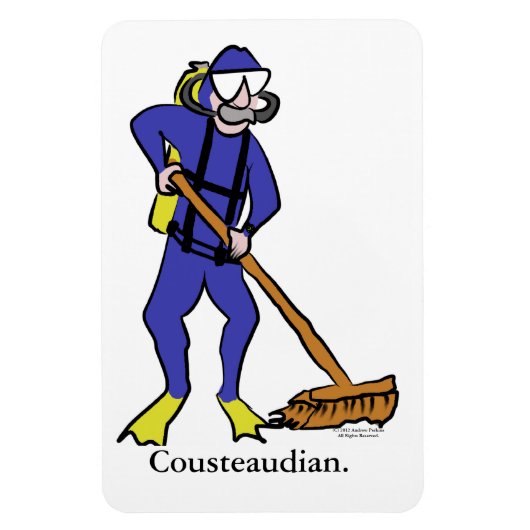 cousteaudisch magneet (Verticaal)