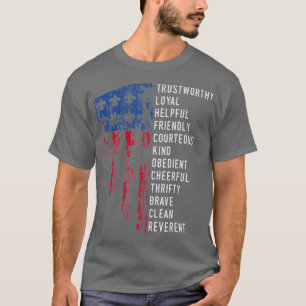 couting geeft de VS de vlag bij het scoren van La T-shirt