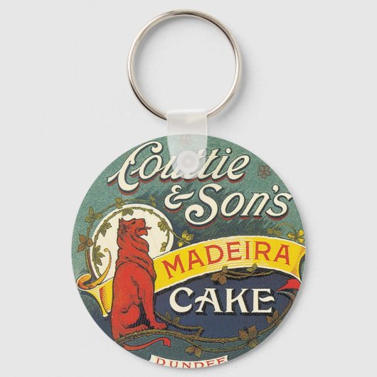Couttie & Son's Madeira Cake Dundee  Label Sleutelhanger (Voorkant)