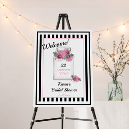 Couture Bruid Dames Bruiloft Aftellen Feest Poster