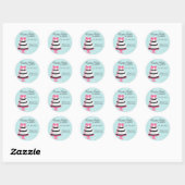 Couture Cakes Aqua Bakkerij Stickers (Vel)