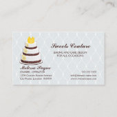 Couture Cakes Bakkerij Maatwerk Visitekaartje (Achterkant)