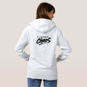 Couture Chaos Hoodie - hoge Mode rommelige estheti (Achterkant volledig)