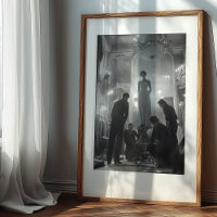 Couture Creatie: Een dramatische Atelier Scene