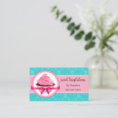 Couture Cupcake Bakkerij Visitekaartje (Staand voorkant)