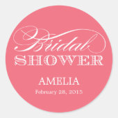 Couture Elegance Vrijgezellenfeest Sticker (Voorkant)