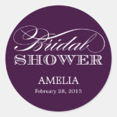 Couture Elegance Vrijgezellenfeest Sticker (Voorkant)