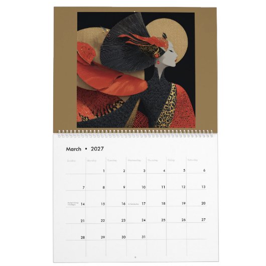 COUTURE' ELEGANTIE KALENDER (Mar 2027)