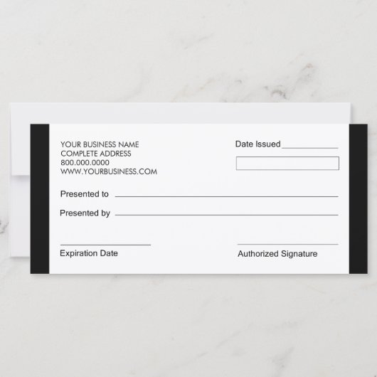 Couture Floral Boutique Style Cadeaus (Achterkant)