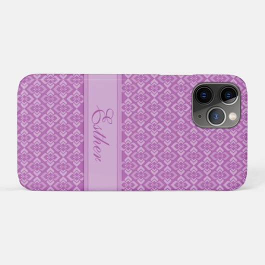 Couture geïnspireerd genaamd paarse Case-Mate iPhone case (Achterkant (horizontaal))