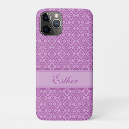 Couture geïnspireerd genaamd paarse Case-Mate iPhone case (Achterkant)
