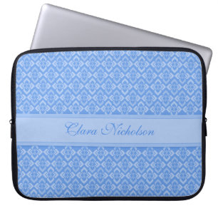 Couture geïnspireerd op blauw 15-inch laptophoesje laptop sleeve