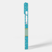 Couture geïnspireerd op naam blauw Case-Mate iPhone case (Achterkant / Links)