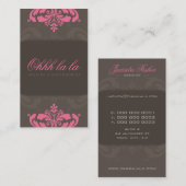 COUTURE VISITEKAARTJE:: couture florish 1AP Visitekaartje (Voorkant / Achterkant)