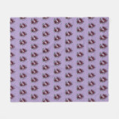 Couverture Polaire Douceur – Bouquet de Violettes Fleece Deken (Voorkant (Horizontaal))